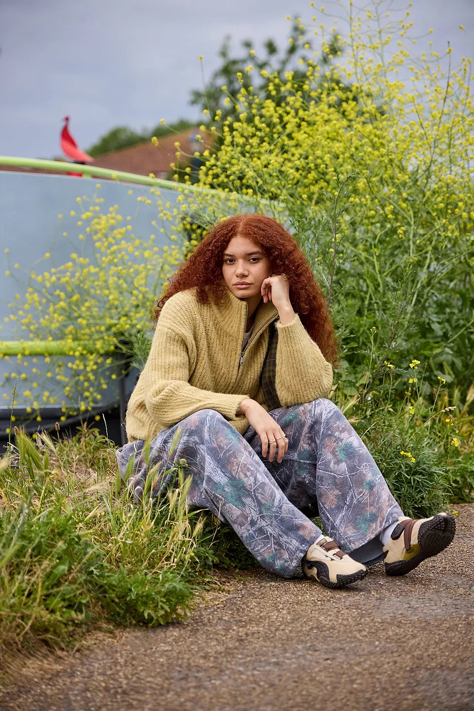 Lavera & Lux | Funnel Neck Zip-Through Cardigan