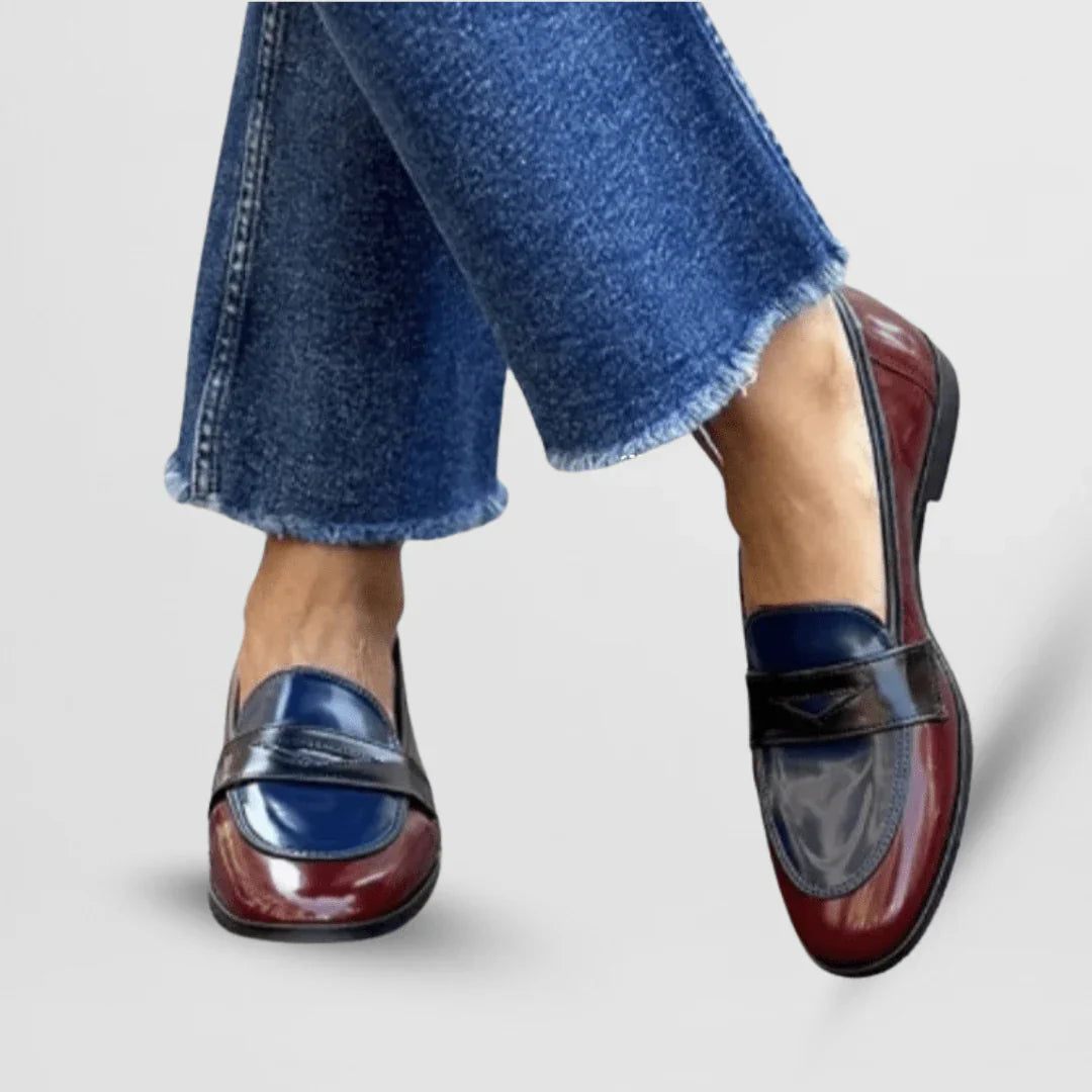 CLAUDIA - CONTRAST LOAFERS