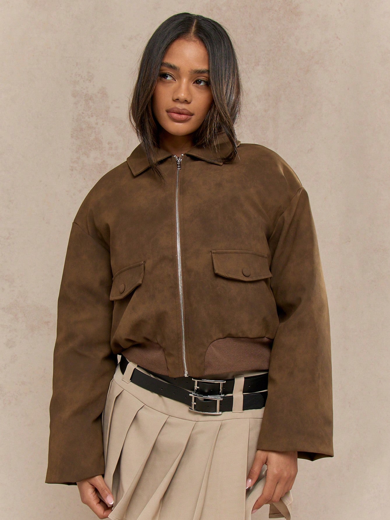 Mesa | Cropped Suede Jacket
