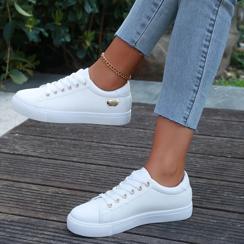 ELODIE - LOW TOP LACE-UP SNEAKERS
