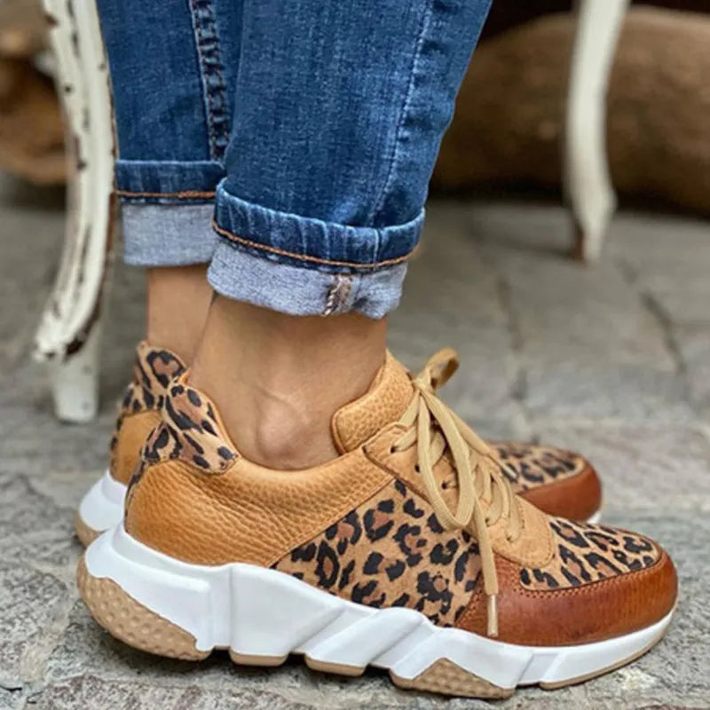 BROOKLYN - COMFORTABLE LEOPARD SNEAKERS