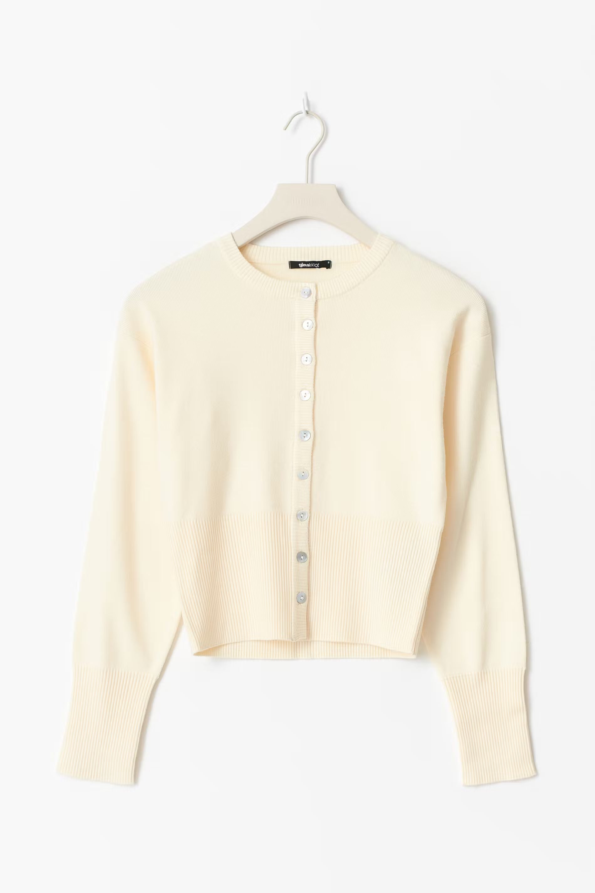 Buttoned Fitted Cardigan