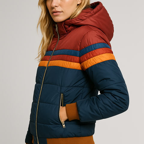 AVERY - QUILTED HOODIE