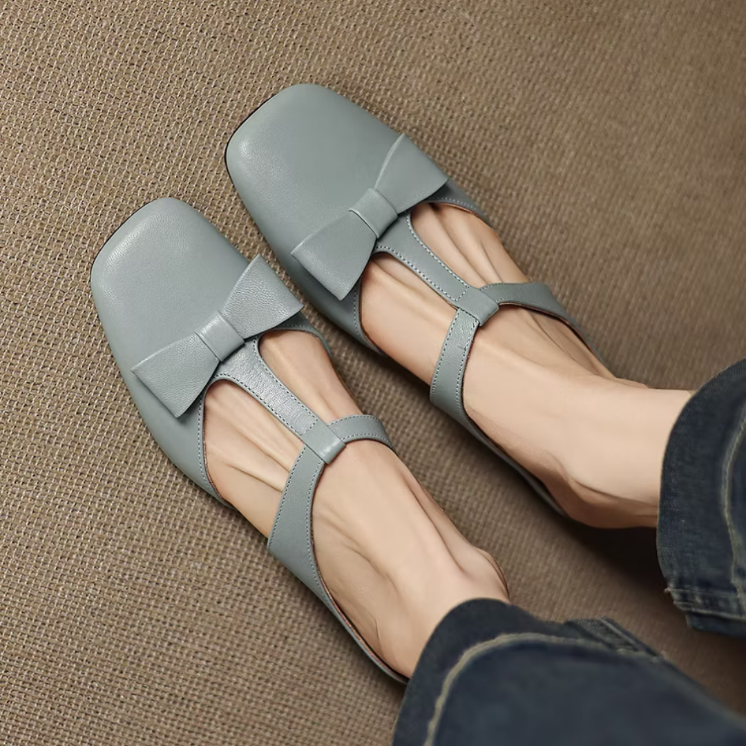 LINA - SQUARE TOE SLIPPERS