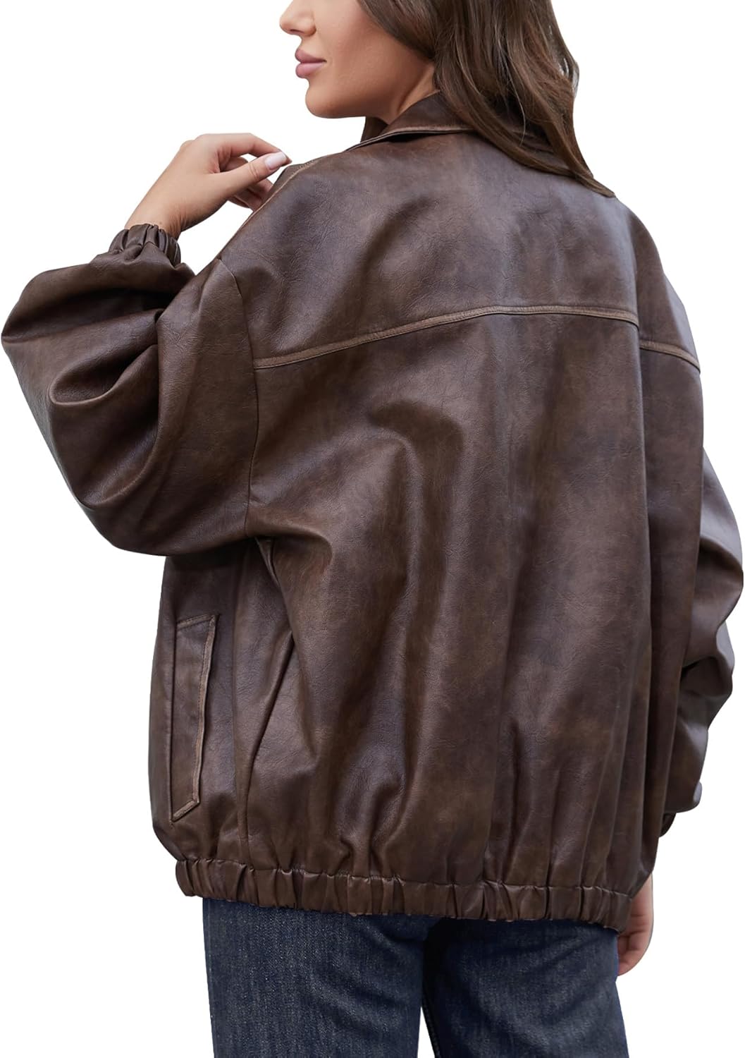 PRINCETON FAUX LEATHER JACKET