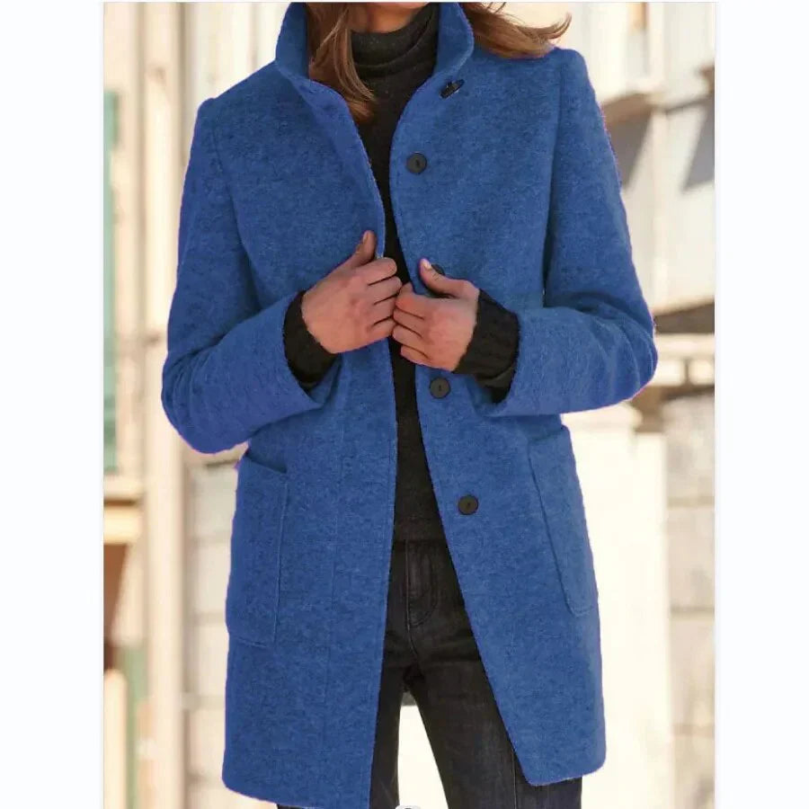 DORIA - COAT WITH BUTTON CLOSURE FOR WOMEN