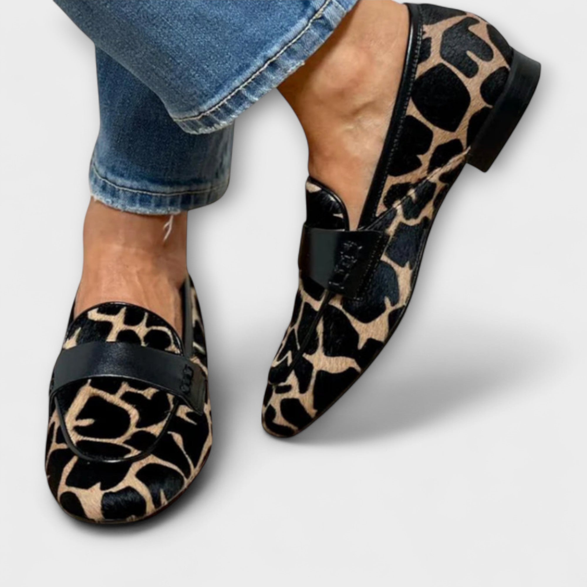 LEOPARD - SUEDE LOAFER