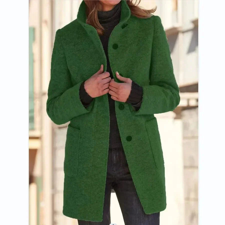 DORIA - COAT WITH BUTTON CLOSURE FOR WOMEN