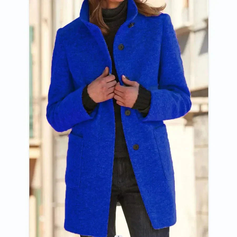 DORIA - COAT WITH BUTTON CLOSURE FOR WOMEN