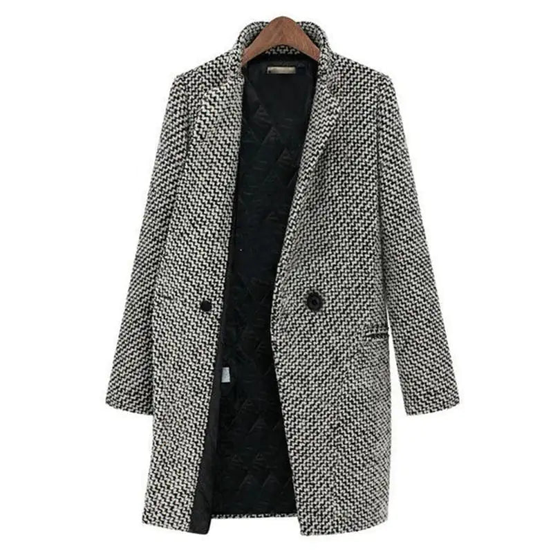CLAUDIA - STYLISH WOOL COAT FOR AUTUMN AND WINTER