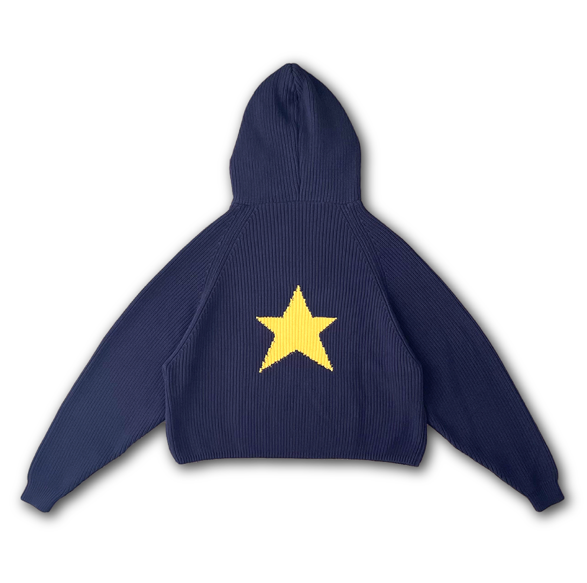 STAR KNIT HOODIE
