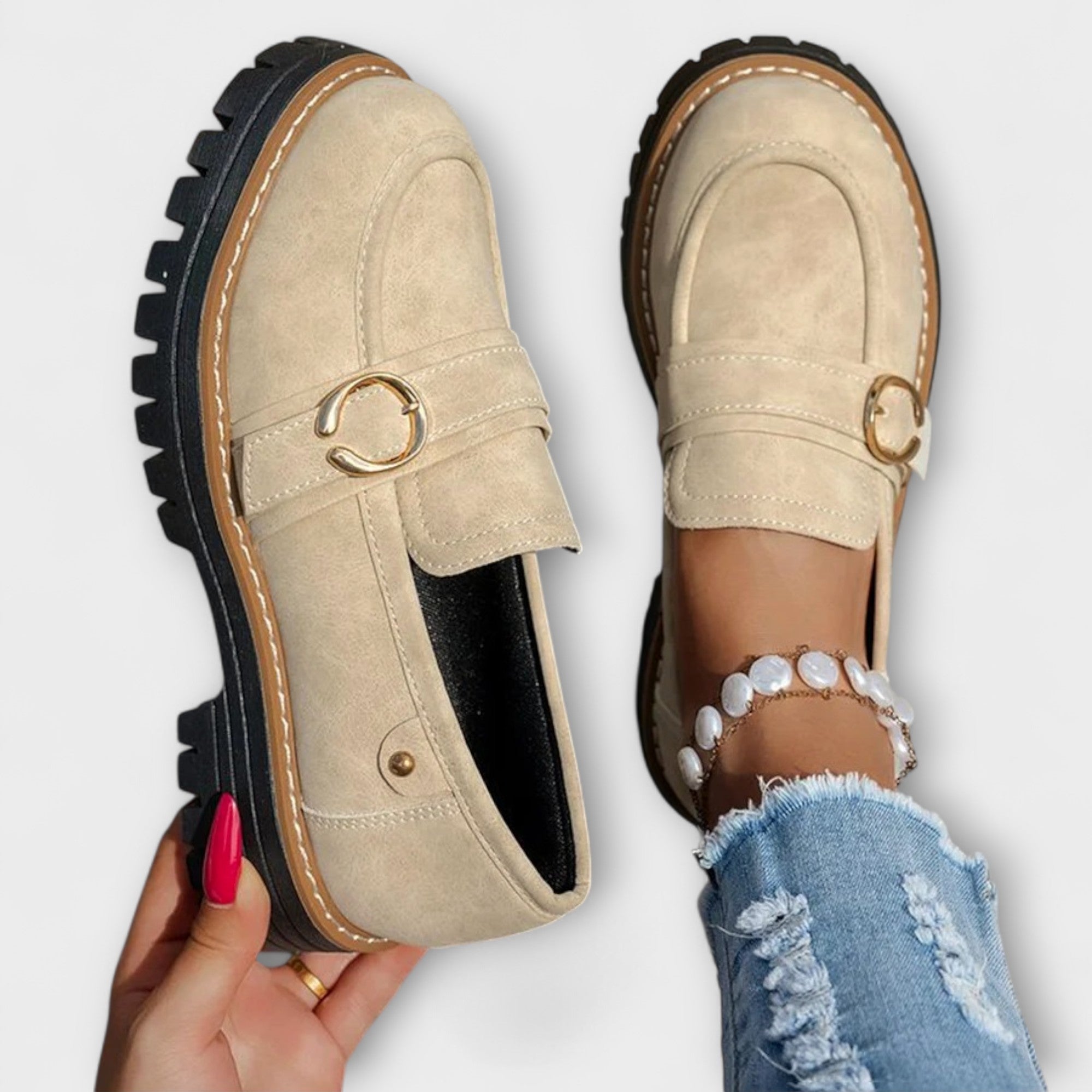 LORA – CASUAL LOAFERS WITH ROUND TOE