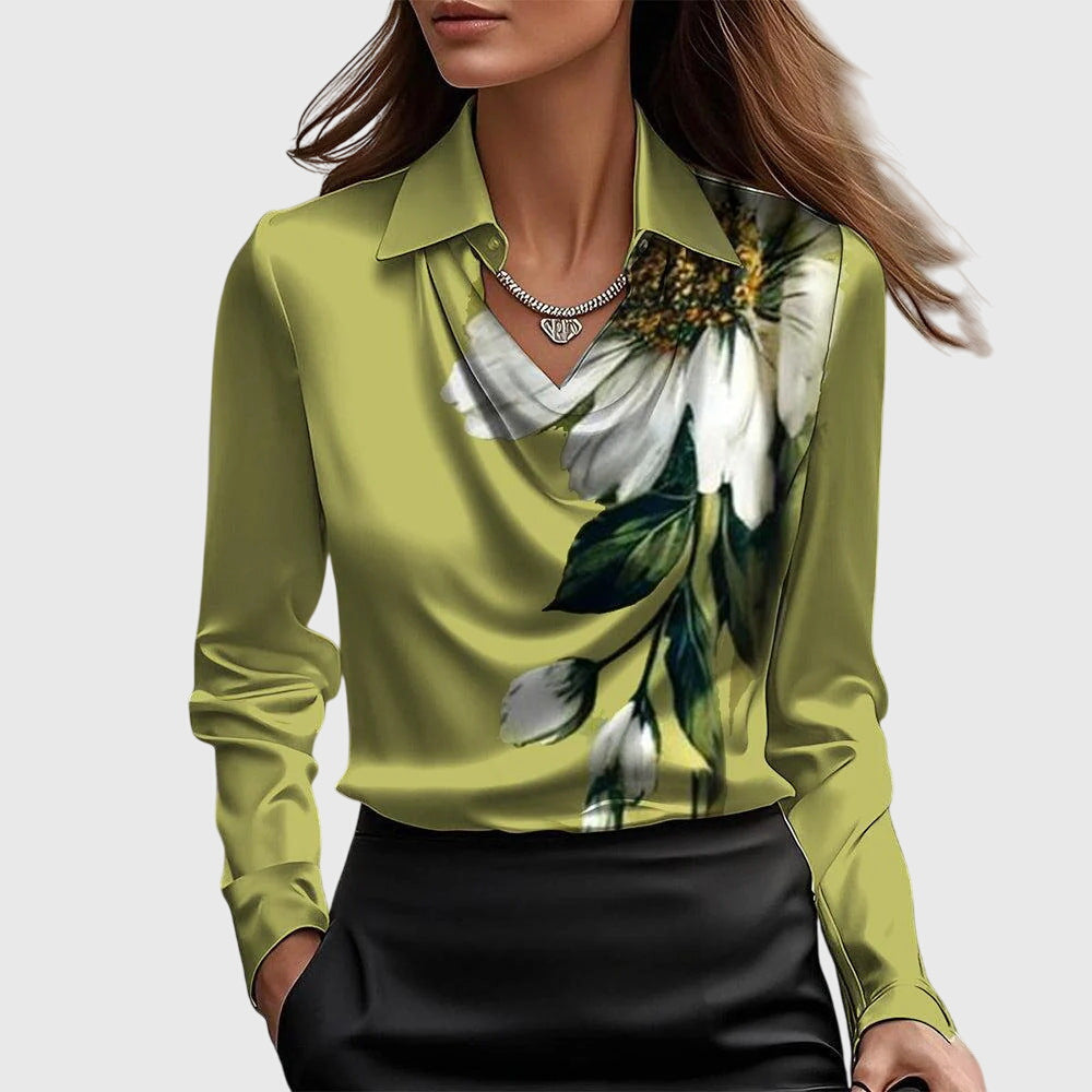 ARIANE - ELEGANT SATIN BLOUSE