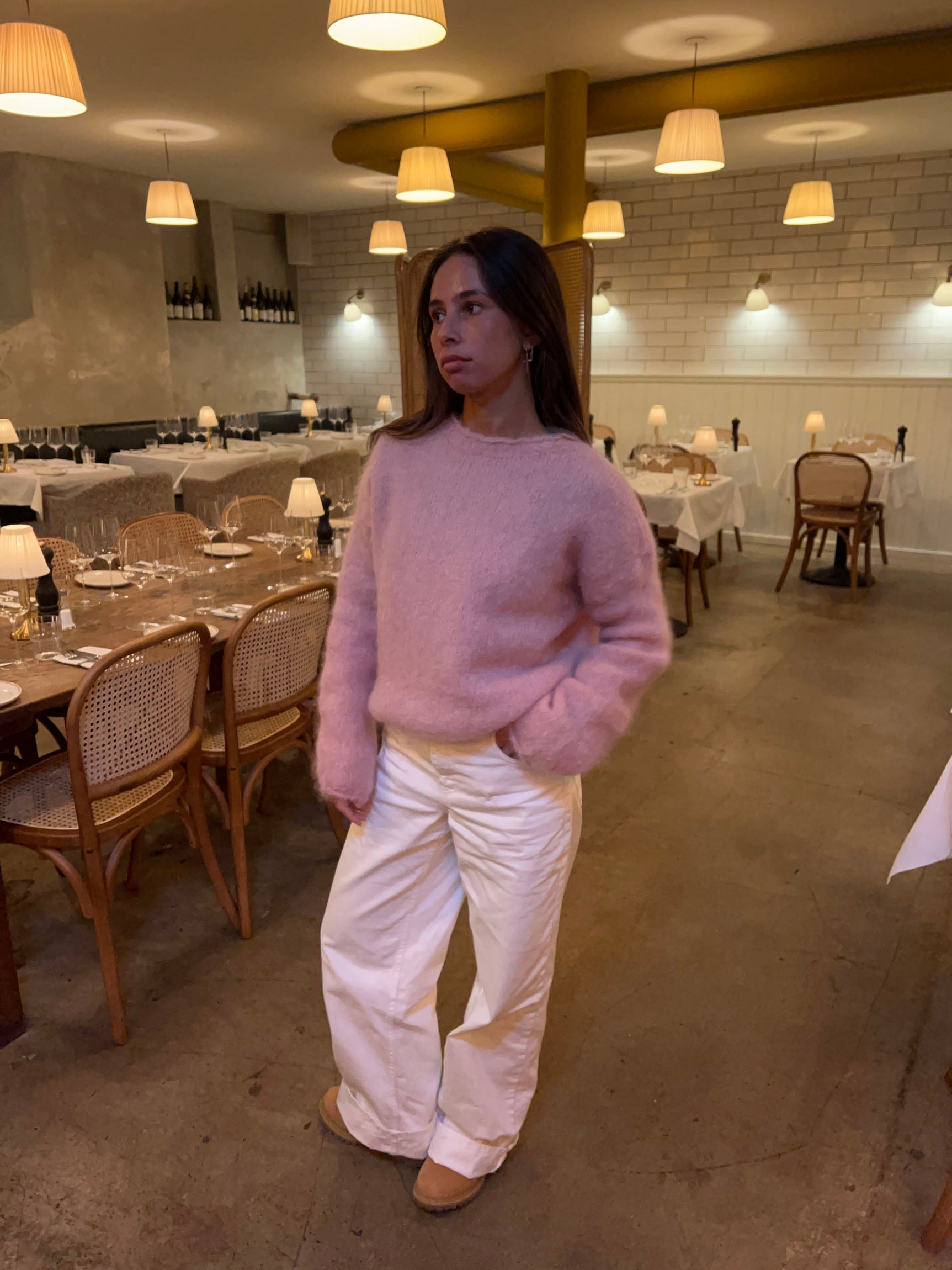 Elara mohair knit - Pink