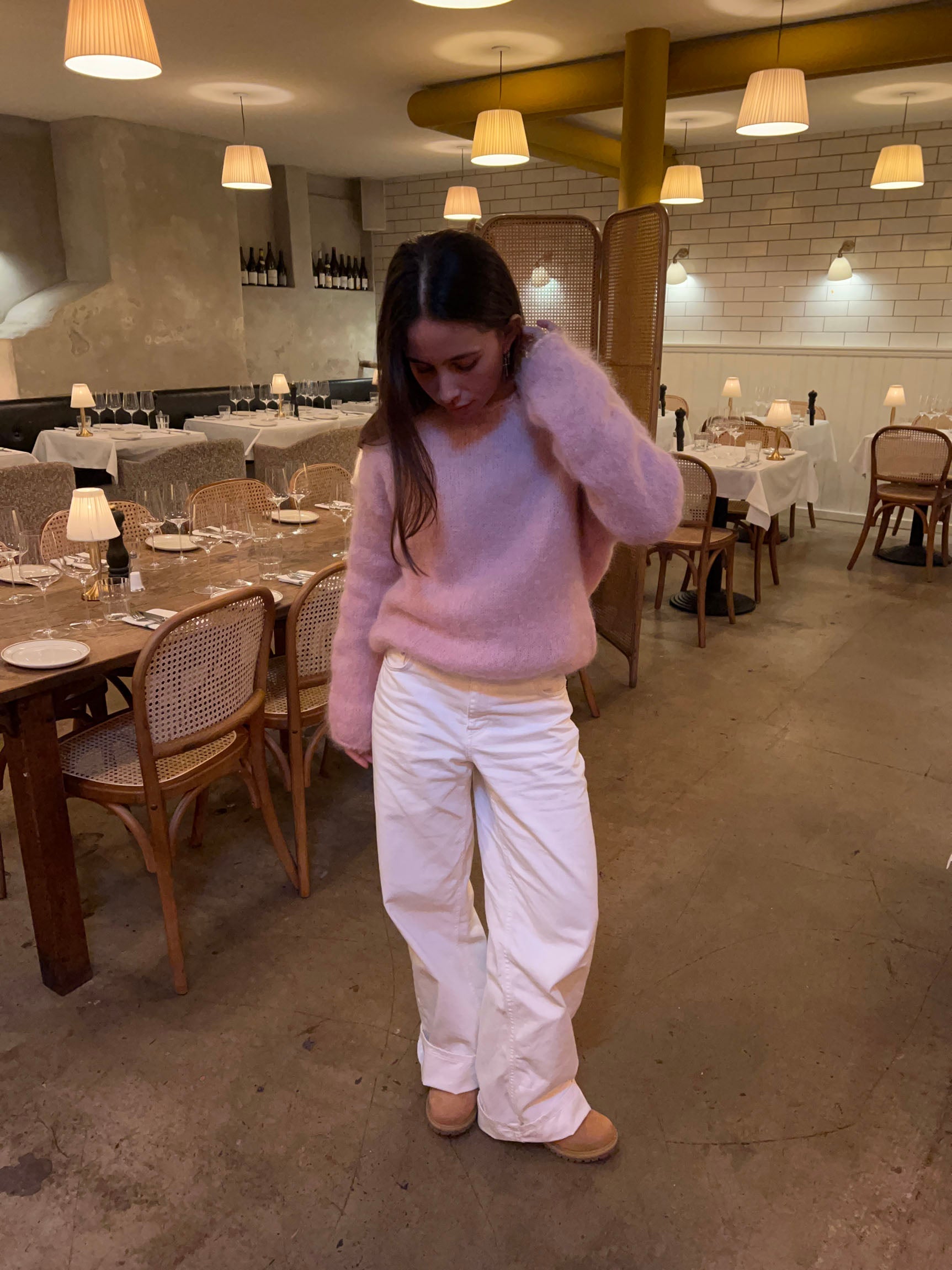 Elara mohair knit - Pink