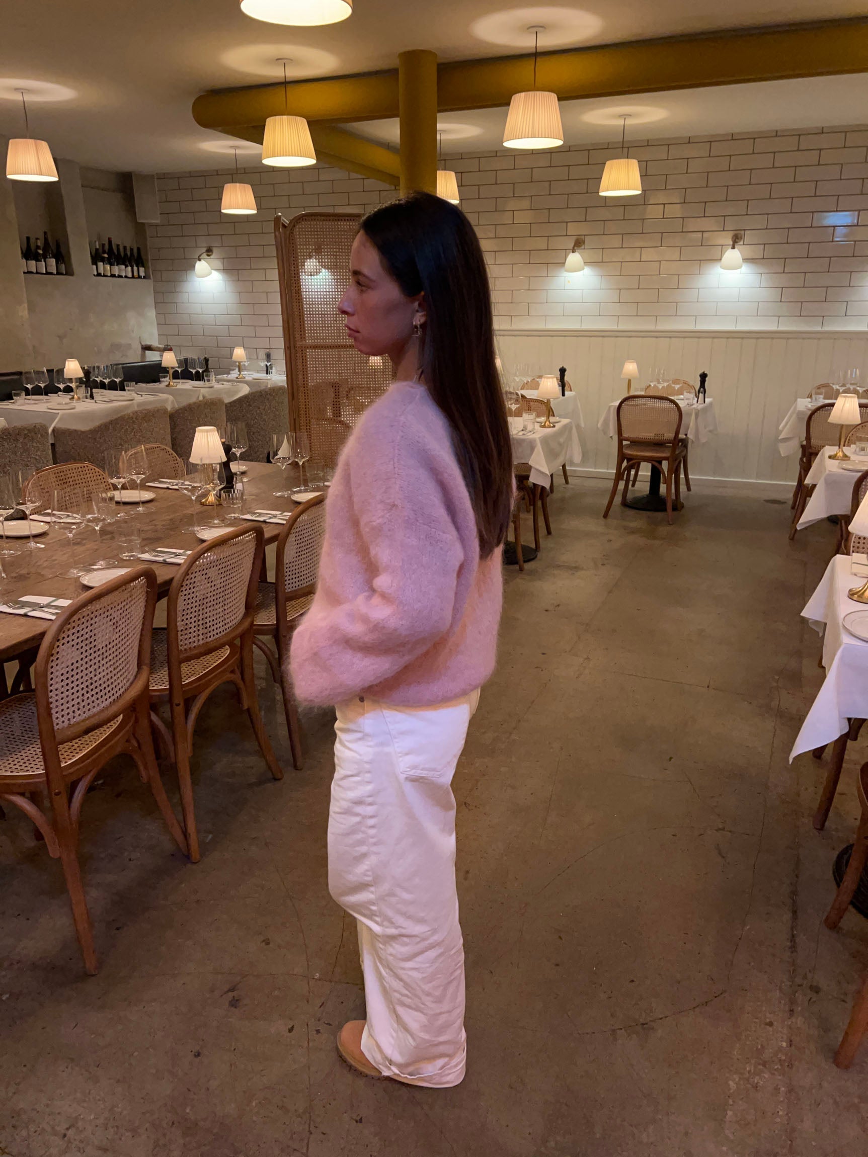 Elara mohair knit - Pink