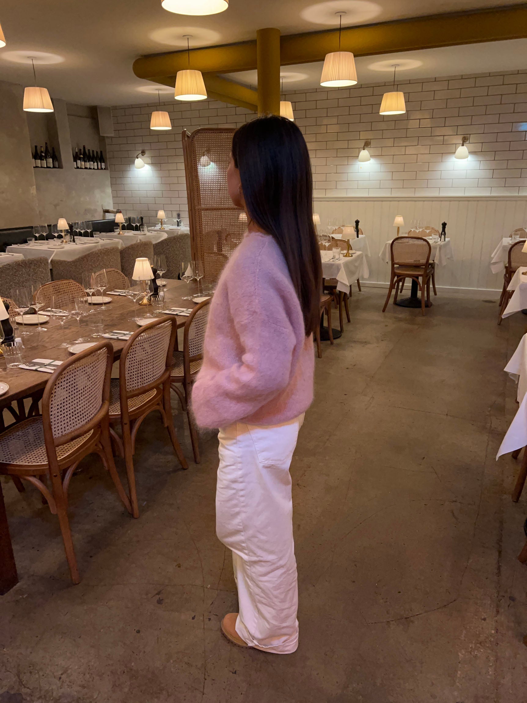 Elara mohair knit - Pink