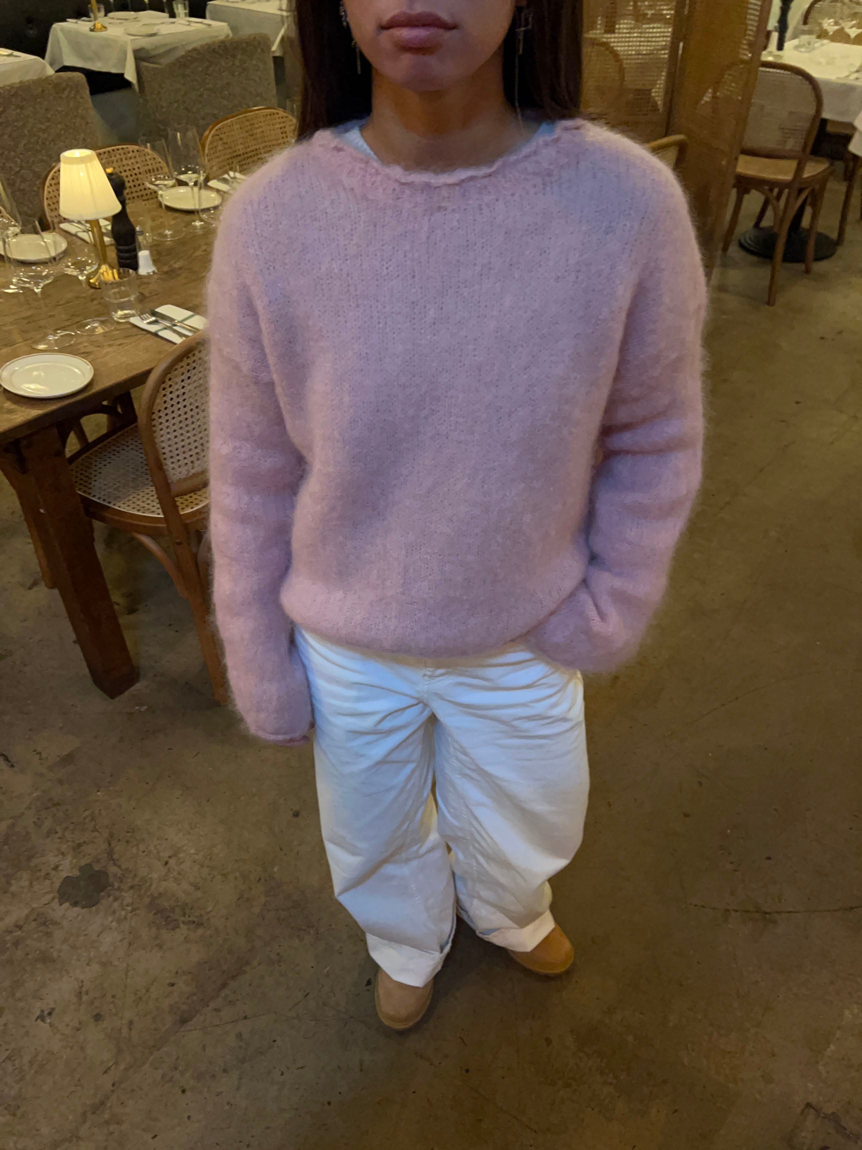 Elara mohair knit - Pink