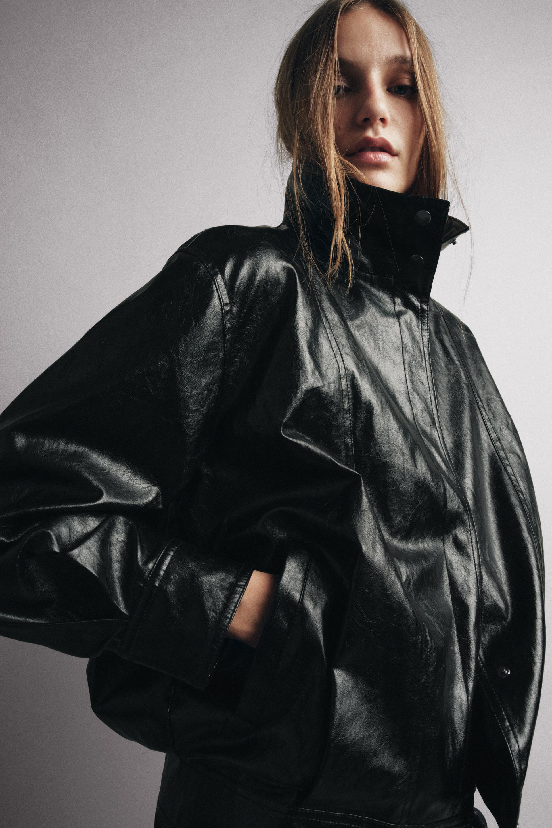 Lavera & Lux | Faux Leather Bomberjack