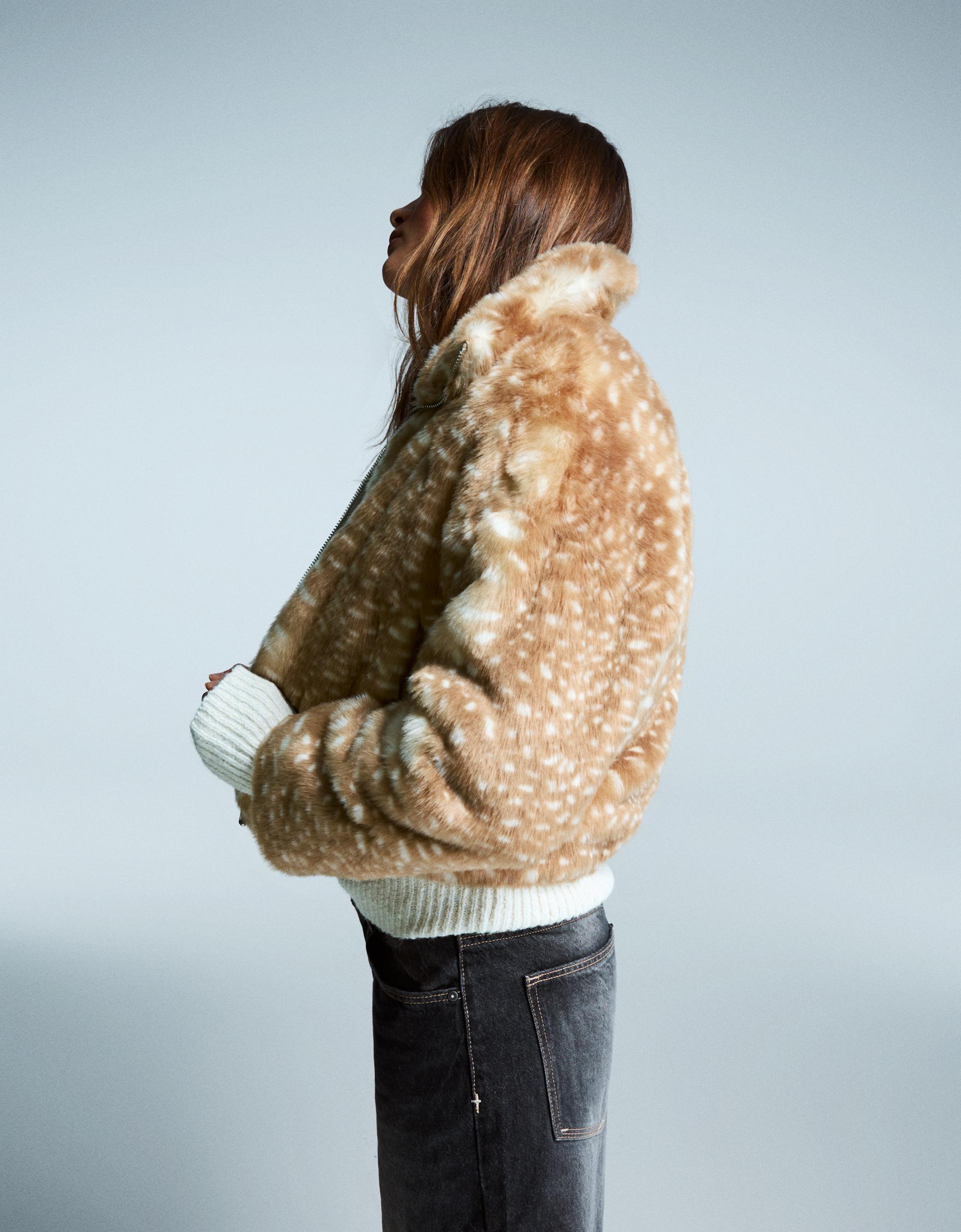 BAMBI FAUX FUR JACKET