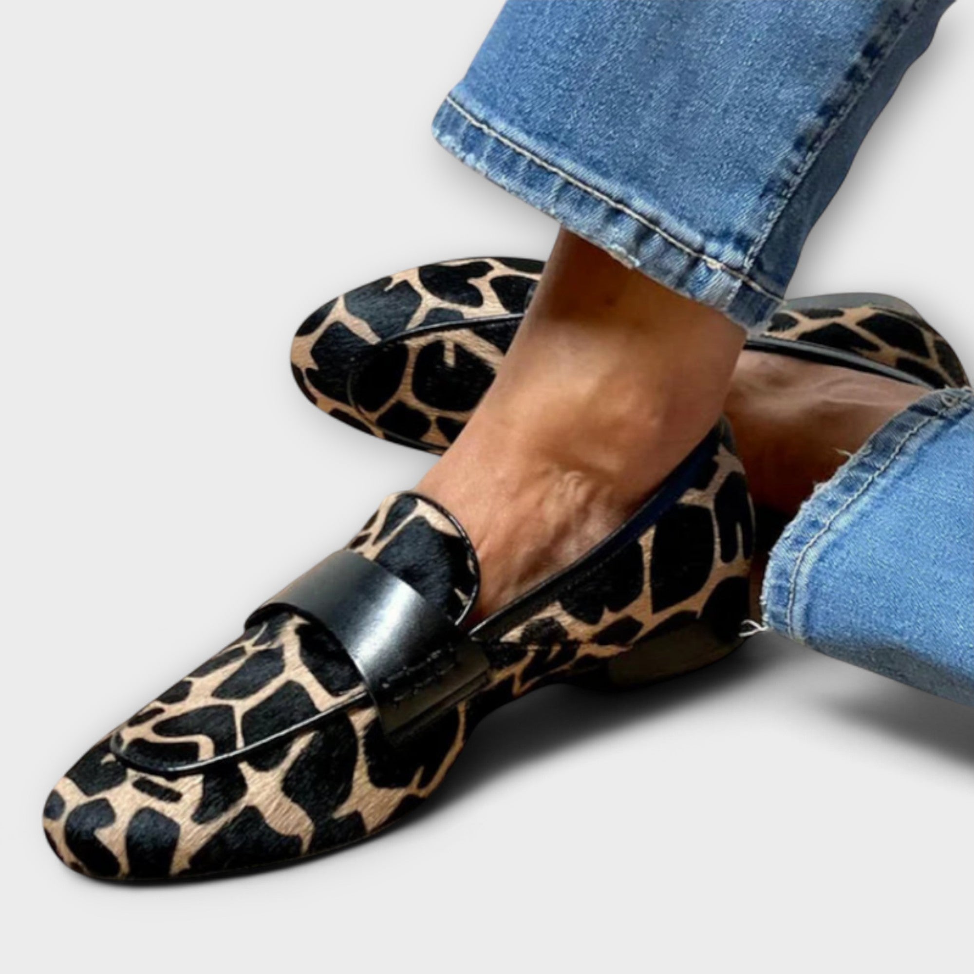 LEOPARD - SUEDE LOAFER