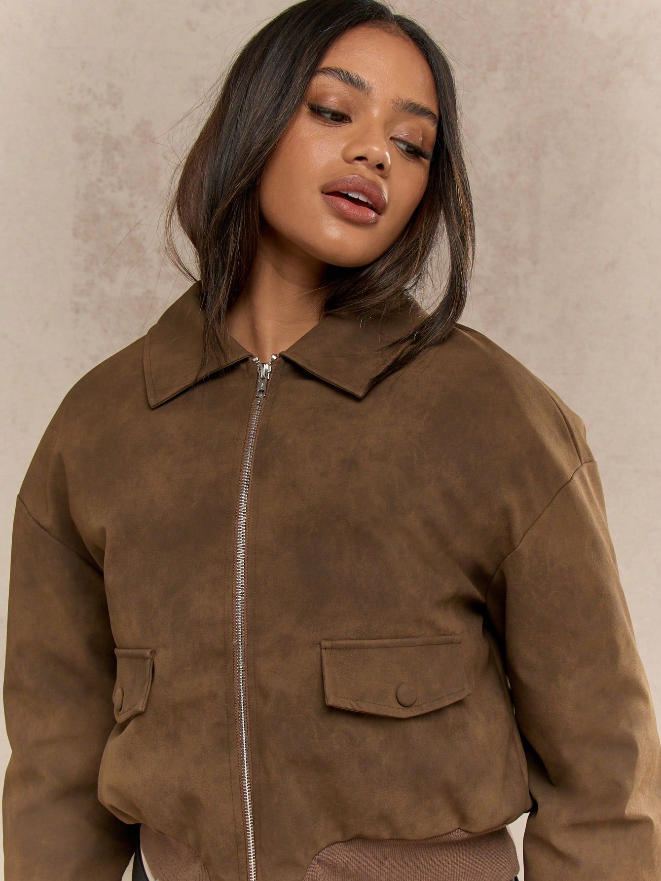 Mesa | Cropped Suede Jacket
