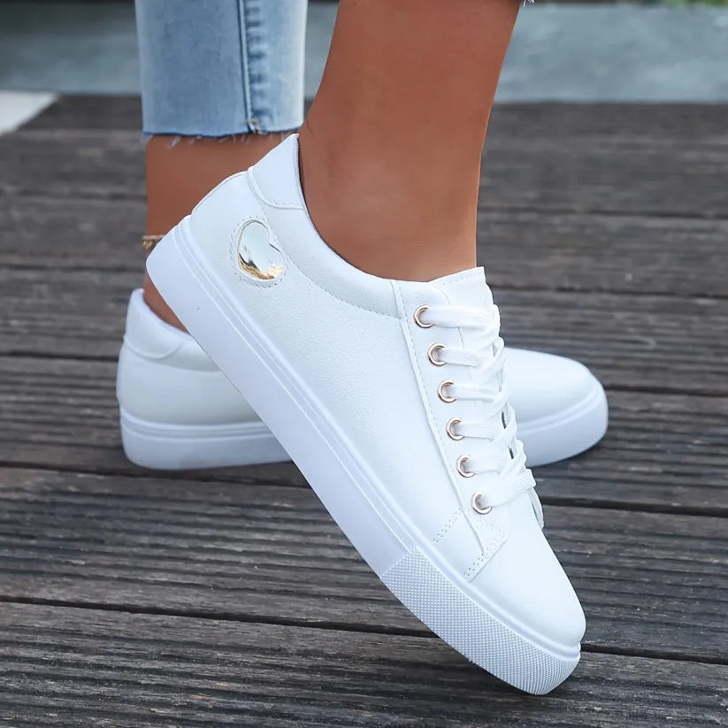 ELODIE - LOW TOP LACE-UP SNEAKERS