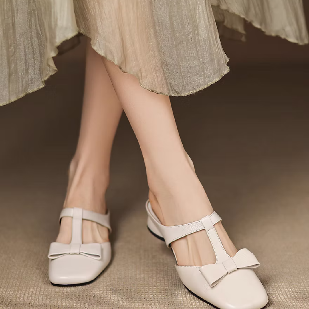 LINA - SQUARE TOE SLIPPERS