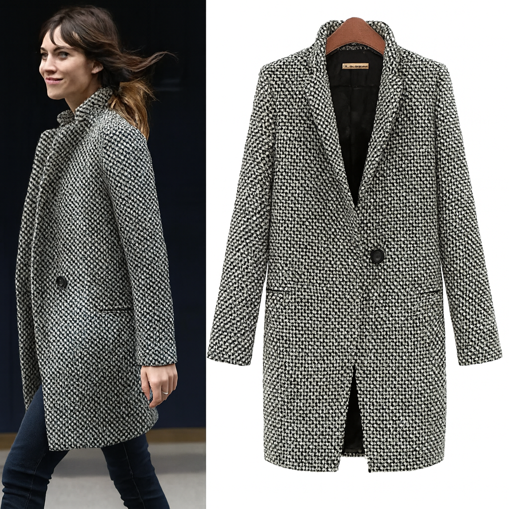 CLAUDIA - STYLISH WOOL COAT FOR AUTUMN AND WINTER