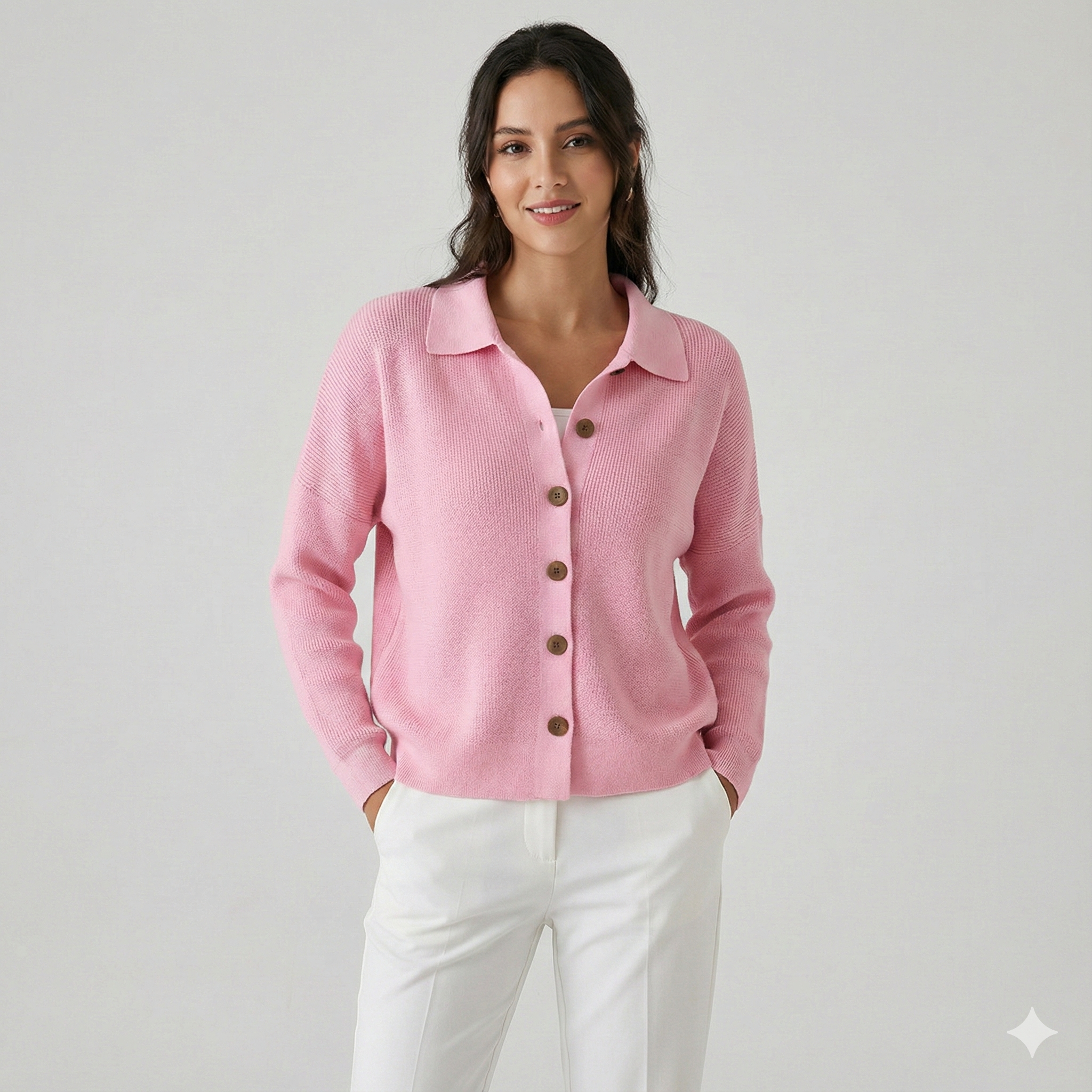 Riah™ Button-Up Knit Cardigan