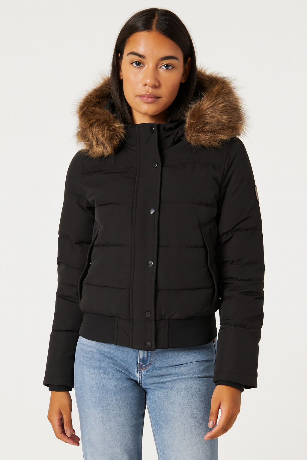 Arctic Luxe™ | Women's Faux Fur Hood Puffer Jacket