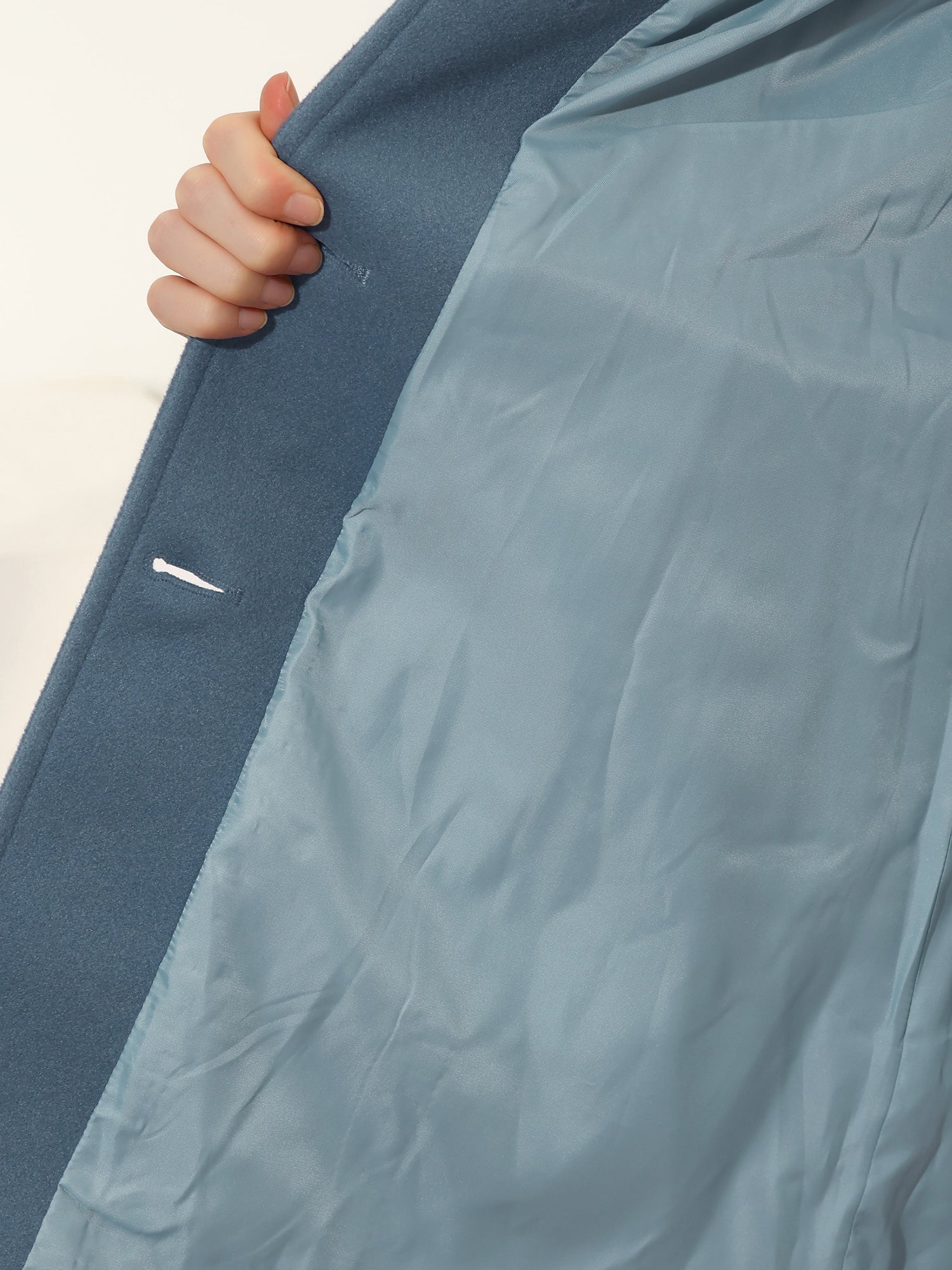 Sylvia | Dame trenchcoat med enkeltradet knaplukning til vinterbrug